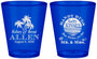 Custom Wedding Plastic Shot Glasses - Sandy Hugs Salty Kisses | 425