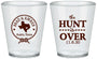 Custom Wedding Plastic Shot Glasses - The Hunt Is Over | 426