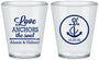 Custom Wedding Plastic Shot Glasses - Love Anchors The Soul | 440