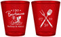 Custom Wedding Plastic Shot Glasses - I Do Barbecue Bbq | 446