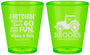 Custom Wedding Plastic Shot Glasses - Tractor Hitchin | 448