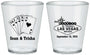 Custom Wedding Plastic Shot Glasses - Las Vegas | 453