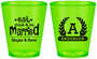 Custom Wedding Plastic Shot Glasses - Monogram | 464