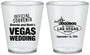 Custom Wedding Plastic Shot Glasses - Las Vegas | 466