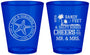 Custom Wedding Plastic Shot Glasses - Sandy Feet Salty Kisses | 488