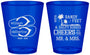 Custom Wedding Plastic Shot Glasses - Sandy Feet Salty Kisses | 490