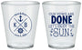 Custom Wedding Plastic Shot Glasses - Nautical | 495