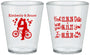 Custom Wedding Plastic Shot Glasses - First Date Will You I Do | 497