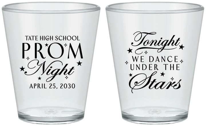 Custom Prom Plastic Shot Glasses - Tonight We Dance | 50000
