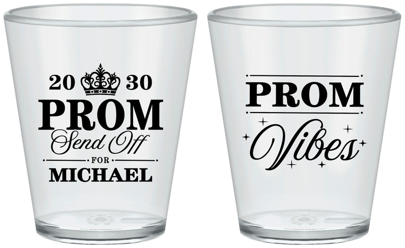 Custom Prom Plastic Shot Glasses - Send Off | 50005