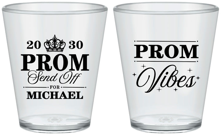 Custom Prom Plastic Shot Glasses - Send Off | 50005
