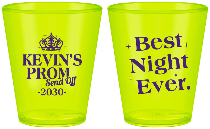 Custom Prom Plastic Shot Glasses - Send Off | 50009