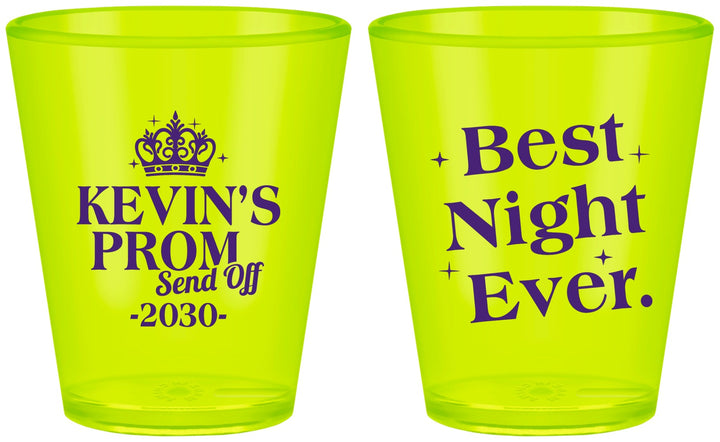 Custom Prom Plastic Shot Glasses - Send Off | 50009