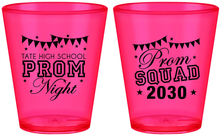 Custom Prom Plastic Shot Glasses - Squad | 50015