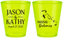 Custom Wedding Plastic Shot Glasses - Bahamas | 506