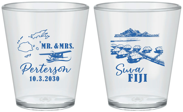 Custom Wedding Plastic Shot Glasses - Fiji | 525