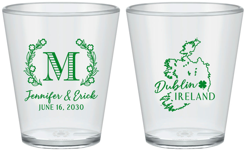 Custom Wedding Plastic Shot Glasses - Ireland | 528