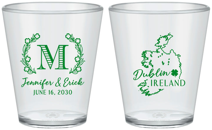 Custom Wedding Plastic Shot Glasses - Ireland | 528