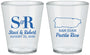 Custom Wedding Plastic Shot Glasses - Puerto Rico | 538