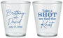Custom Wedding Plastic Shot Glasses - Take A Shot We Tied The Knot | 550