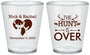 Custom Wedding Plastic Shot Glasses - The Hunt Is Over | 554