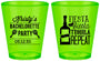 Custom Bachelorette Plastic Shot Glasses - Fiesta Siesta Tequila Repeat | 60002