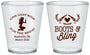 Custom Bachelorette Plastic Shot Glasses - One Last Ride | 60024