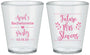 Custom Bachelorette Plastic Shot Glasses - Future Mrs | 60037