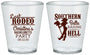 Custom Bachelorette Plastic Shot Glasses - Raising Hell Last Rodeo | 60042