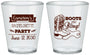 Custom Bachelorette Plastic Shot Glasses - Boots And Bling | 60044