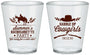 Custom Bachelorette Plastic Shot Glasses - Saddle Up Cowgirls | 60045