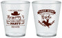 Custom Bachelorette Plastic Shot Glasses - Last Ride Before Bride | 60046