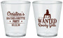 Custom Bachelorette Plastic Shot Glasses - Wanted Rowdy Girls | 60049
