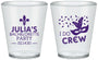 Custom Bachelorette Plastic Shot Glasses - Mardi Gras I Do Crew | 60063