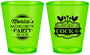 Custom Bachelorette Plastic Shot Glasses - Epic Night Of Cocktails | 60071