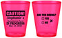 Custom Bachelorette Plastic Shot Glasses - Drunk Yes Or No | 60083