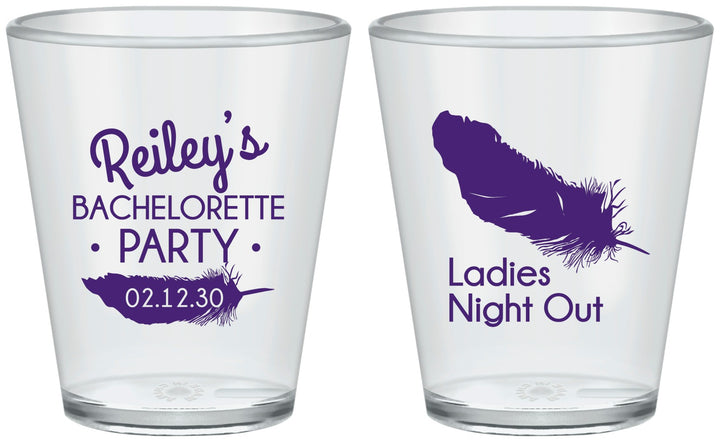 Custom Bachelorette Plastic Shot Glasses - Ladies Night Out | 60087