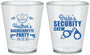 Custom Bachelorette Plastic Shot Glasses - Police Security Crew | 60091