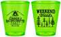 Custom Bachelorette Plastic Shot Glasses - Camping | 60094