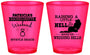 Custom Bachelorette Plastic Shot Glasses - Raising A Little Hell | 60104