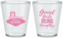 Custom Bachelorette Plastic Shot Glasses - Good Girls Naughty | 60111