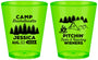 Custom Bachelorette Plastic Shot Glasses - Camping | 60125