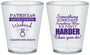 Custom Bachelorette Plastic Shot Glasses - Something Borrowed | 60130
