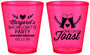 Custom Bachelorette Plastic Shot Glasses - One Last Toast | 60147