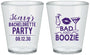 Custom Bachelorette Plastic Shot Glasses - Bad And Boozie | 60156