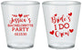 Custom Bachelorette Plastic Shot Glasses - Brides I Do Crew | 60159