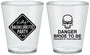 Custom Bachelorette Plastic Shot Glasses - Danger Bride To Be | 60165