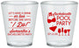 Custom Bachelorette Plastic Shot Glasses - Pool Party | 60167