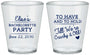 Custom Bachelorette Plastic Shot Glasses - To Have And To Hold | 60168