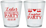 Custom Bachelorette Plastic Shot Glasses - Lingerie Party | 60171